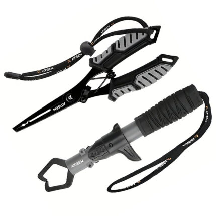 Σετ Grip & Πένσα Atisen Lip Grip & Fishing Plier Set (A-21)